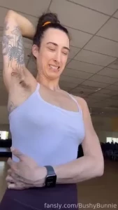 Working out at a new gym part 1 - triceps extensions part 1