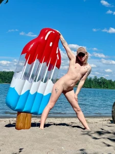 Hey cuties just wanted to share some pics of me on the nude beach from