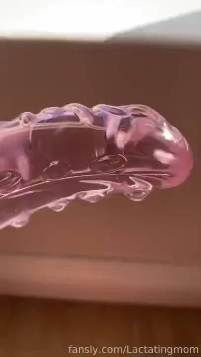 The result of having way too much fun with my glass rubbed dildo my 