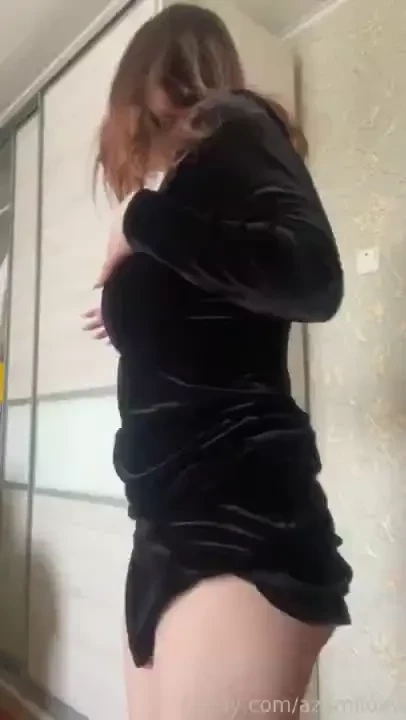 Video in a dress today i wanted to record a video in a dress twerking 