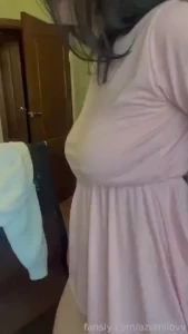 Video in a cute dress with butt spanking vibrator and orgasm fyp