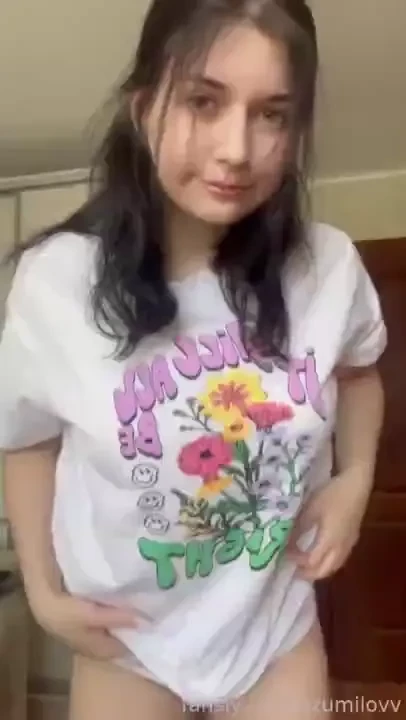 Fooling around a bit in tiktok barelylegal bigtits petite shy young 