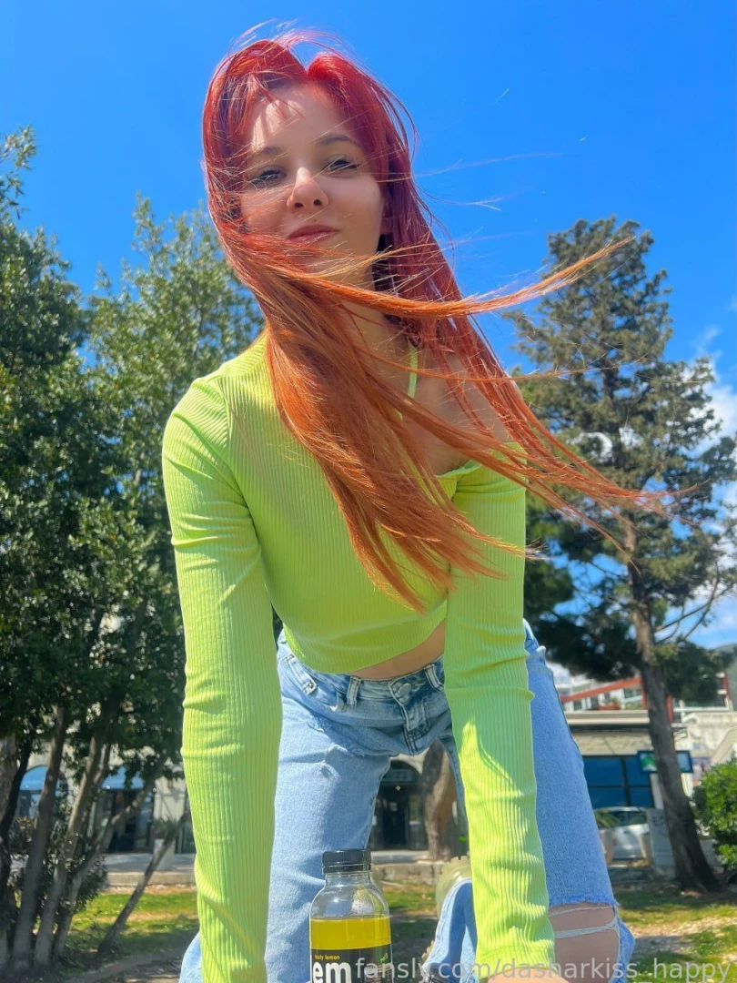If you take me for a walk i ll find a way to thank you student redhead 