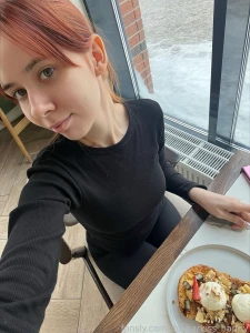 How are we going to share dessert cute ginger teen cuteface student