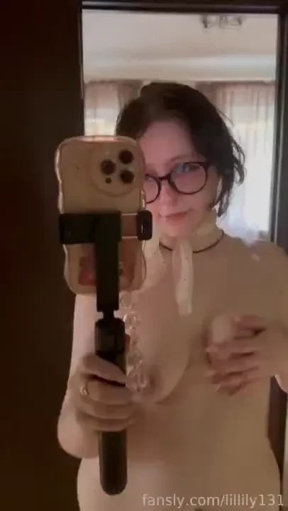 A little bit from the process of shooting content fyp boobs teen gfe part 1 