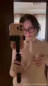 A little bit from the process of shooting content fyp boobs teen gfe part 1