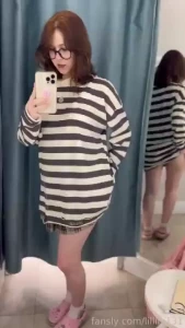 Every time i make a video in the fitting room of a store my heart