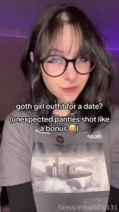 Let s pretend like someone s asking me out on a date fyp goth teen gfe