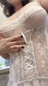 This lingerie has a bit of a maid vibe or is it just me i guess