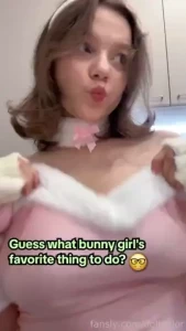 Isn t this bunny costume just the cutest it fits me so perfectly i