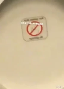 On a train to rome train italy toilet public tease alt teen fyp