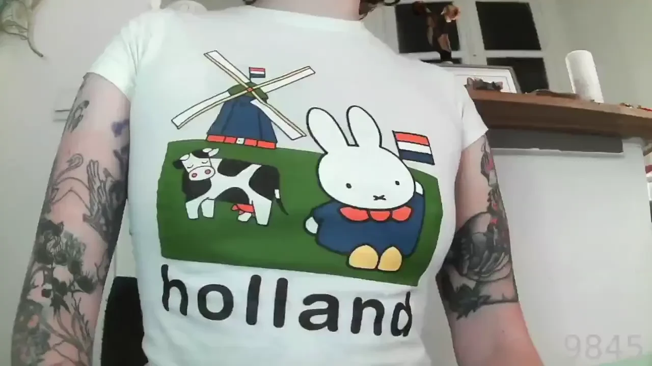 Just wearing a shirt tease nipples fetish fyp alt boobs 