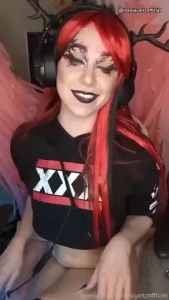 Goth gamer gf cheers you up pov includes thruster bj theme and part 7