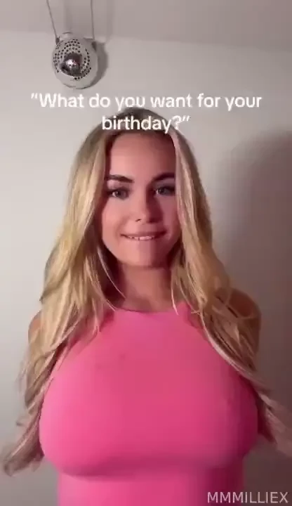 Hope i get what i wished for mmmilliex blonde cute threeway tiktok 