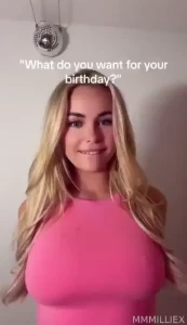 Hope i get what i wished for mmmilliex blonde cute threeway tiktok