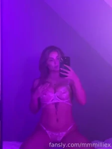 Pink to make the boys wink lingerie natural brunette fyp