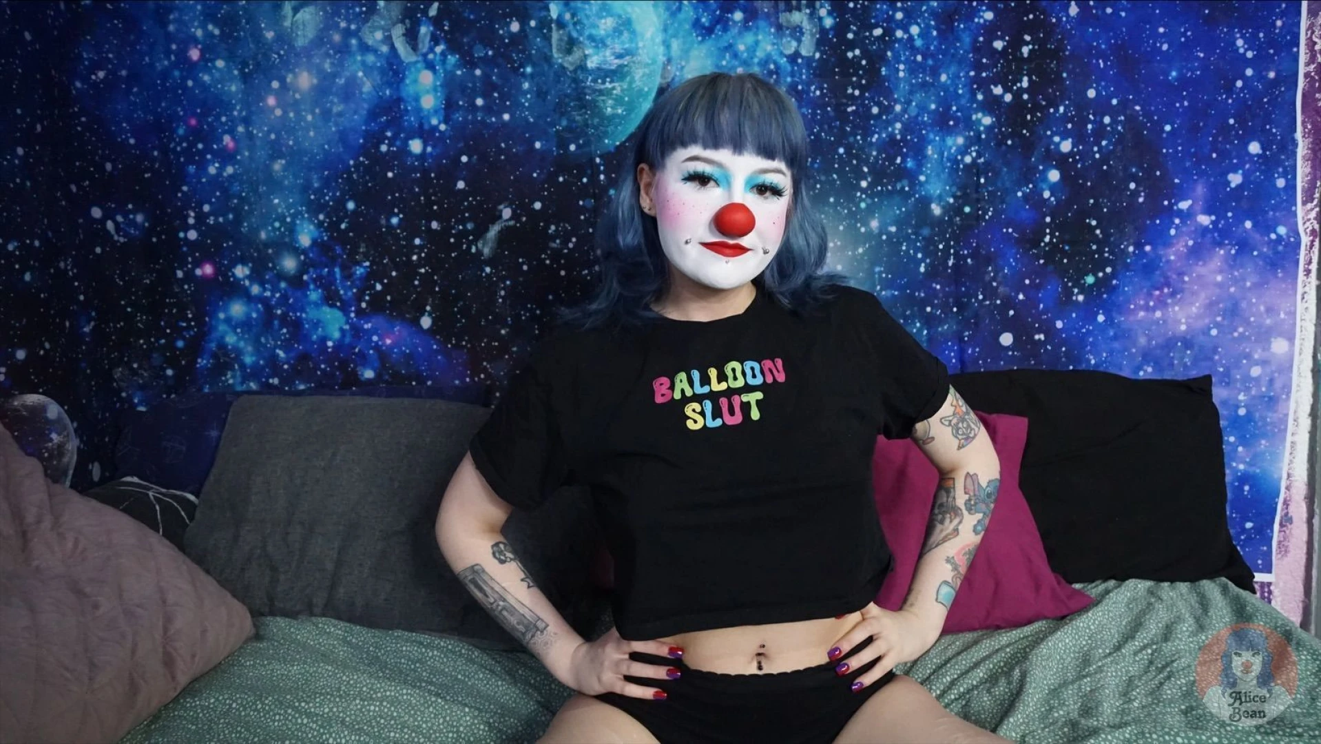 Uk clown clowngirl british tattoos cute petite part 6 