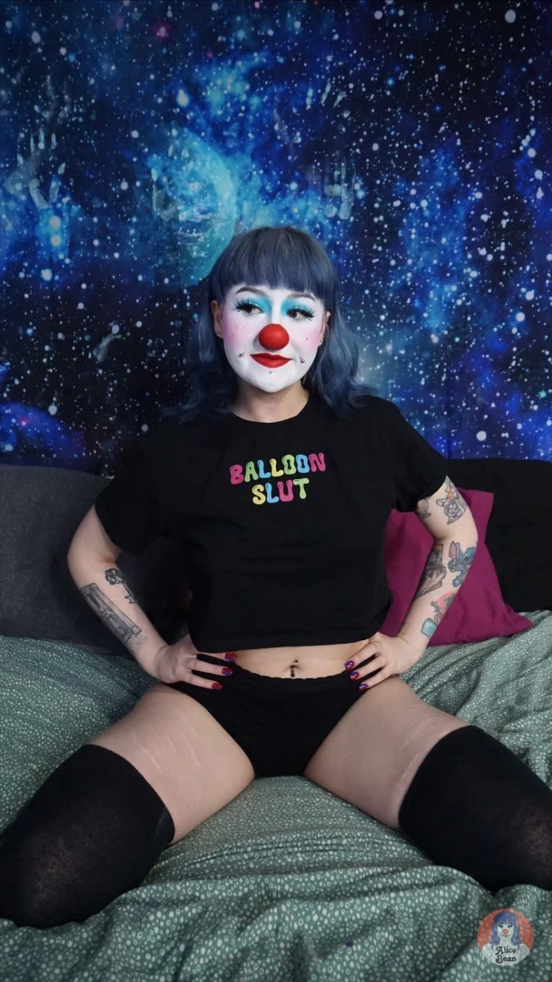 Uk clown clowngirl british tattoos cute petite part 3 