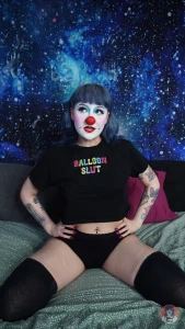 Uk clown clowngirl british tattoos cute petite part 5