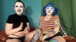 Bi loving clowns- clowns find you hiding in the closet and drag you