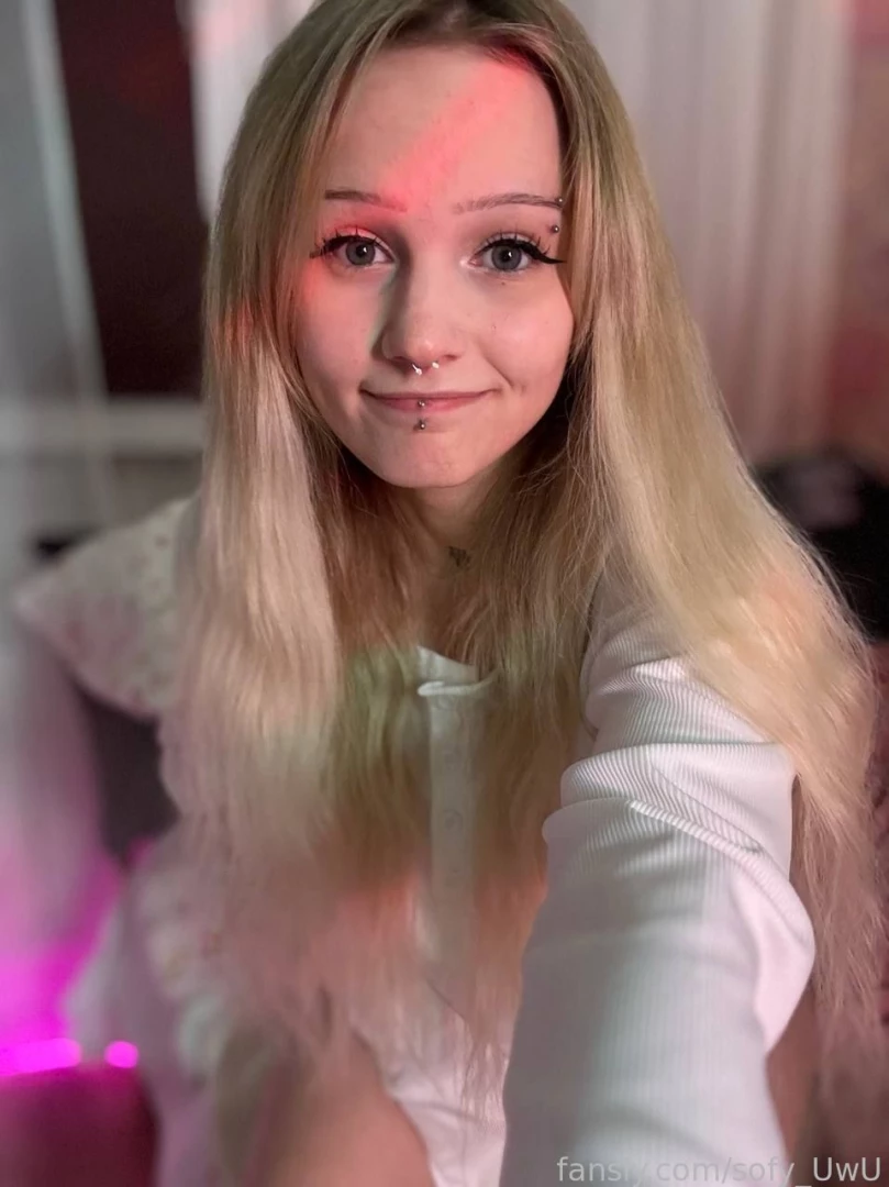 My smile is not that uncanny is it fyp blonde piercing cute sweet cute 