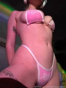 Teeny bikini fyp lewd microkini tease booba ass tatted tattoos egirl part 5