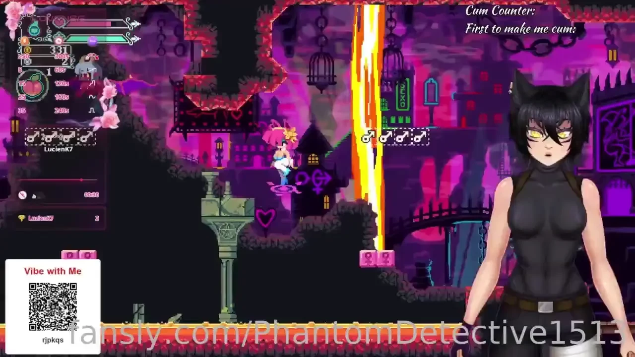 Hitting the wall that you should be pinning me to fyp vtuber lewdtuber 