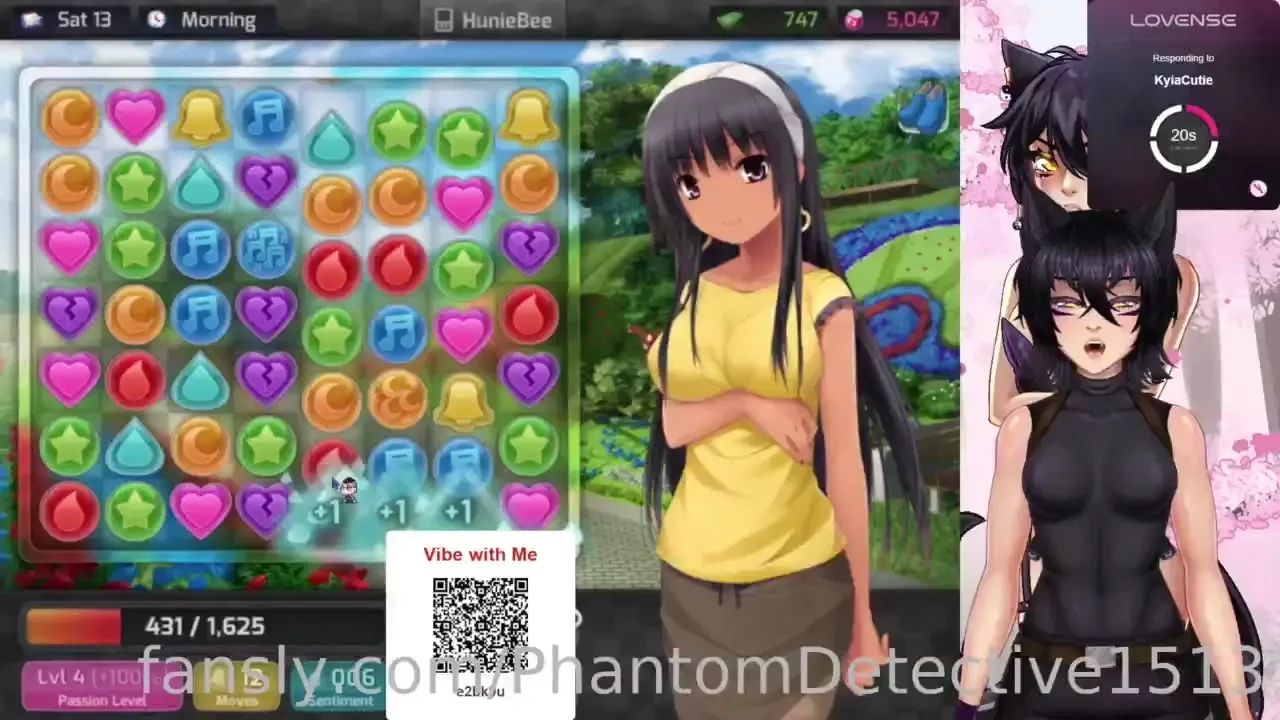 Darlings your phantom s huniepop vod is here fyp vtuber lewdtuber 