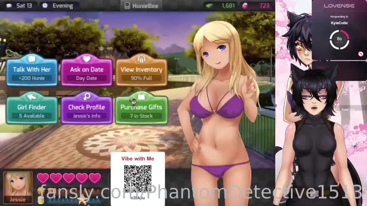 Darlings your phantom s huniepop vod is here fyp vtuber lewdtuber part 2 