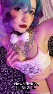 Ever fucked a goth clown before d alt scene emo geek nerdy kawaii