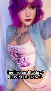 You re allowed to stare btw emo egirl shorthair anime hentai cutie