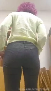 Do you think this black denim look good on me over50 milfass granny