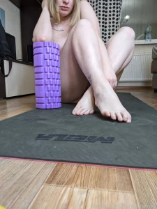 Do you want to see my naked morning exercises fyp naked legs curvy ass part 2