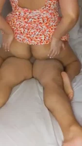 Riding his dick in a sun dress like part 1