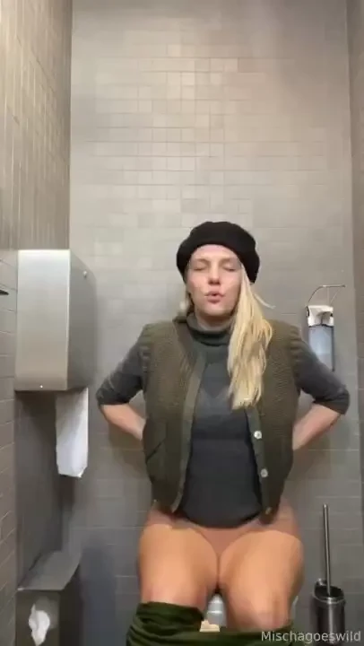 Pee at an art gallery toilet while wearing a beret i think great 
