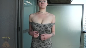 toptiertits - Tittyfucking morgan in her gray dress enjoy this full-length classic 