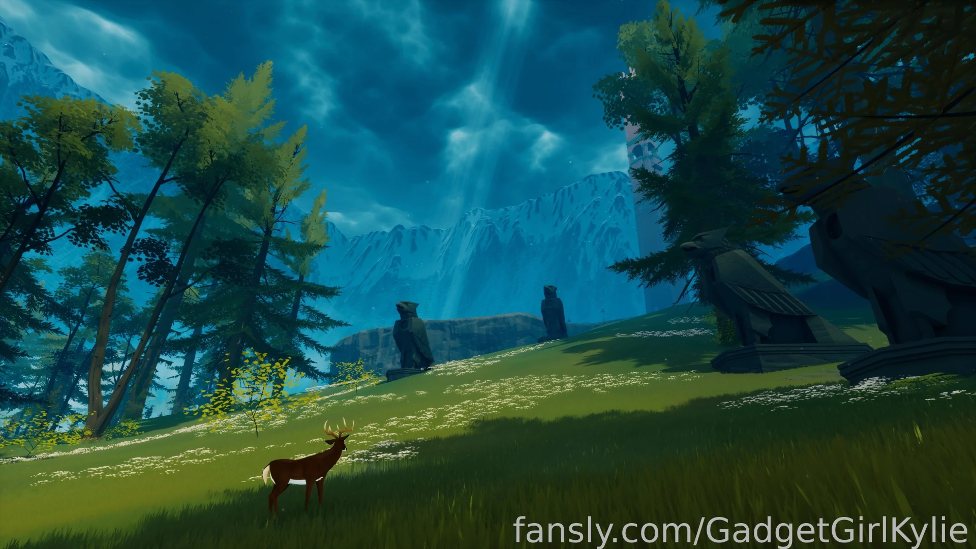 The pathless screenshot the environments in this game are just 