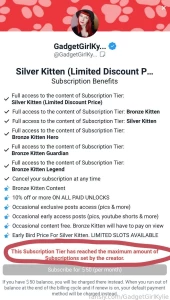I can t believe i sold out of the silver kitten limited discount tier part 1