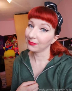 Tied my hair back today just wanted it out of the way and going casual