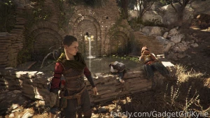 A plague tale requim screenshot just taking a short rest on a hot day
