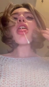 My tongue has a mind of its own wanna see what else it can do drool