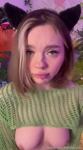 Ready to catch my tasty spit ahegao tongue spit saliva petplay catgirl