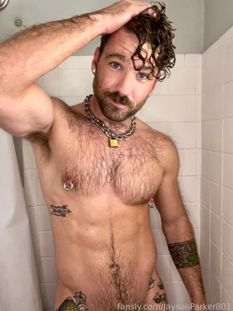 Washing off the sin from last night 