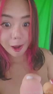 Heyyy leaky boi why is there so much cum leaking out of that cock