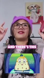 Here s gabbi being the nerdy hentai critique that she is nerd reaction