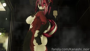 How bout a little under tail action in the shower 3c fyp furry vtuber