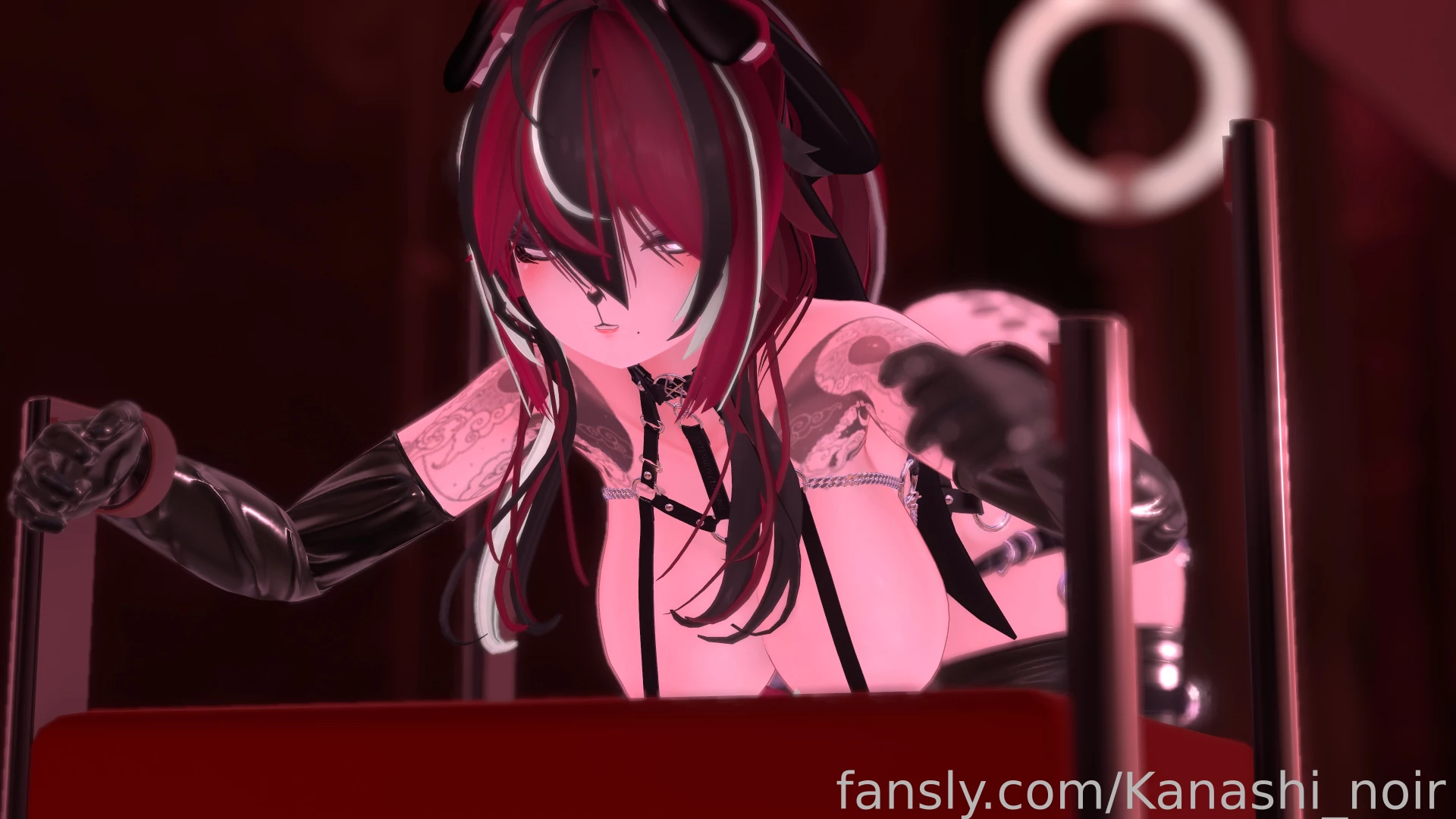 First night at the bdsm club and i got strapped in the breeding rack 