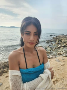 A romantic walk on the beach with me or naughty time behind the rocks part 1