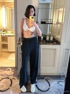 Do you like my outfit it s giving some sporty sexy vibes