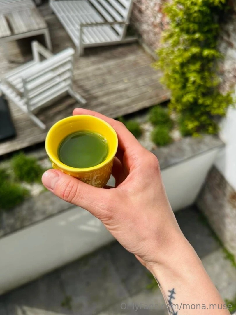 When i start my morning with matcha shot a surge of energy and good 